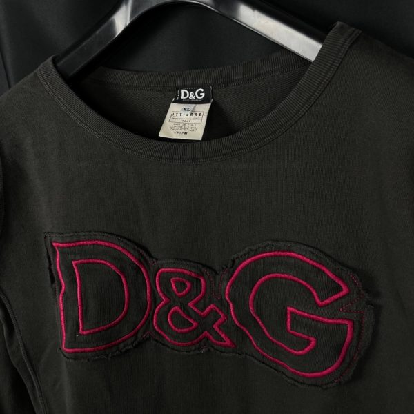 Свитшот Dolce & Gabbana Vintage Pink Logo