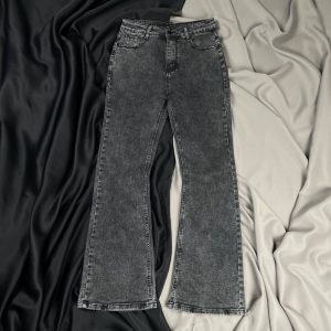 Клёш Джинсы Y2K Grey Rick Owens type