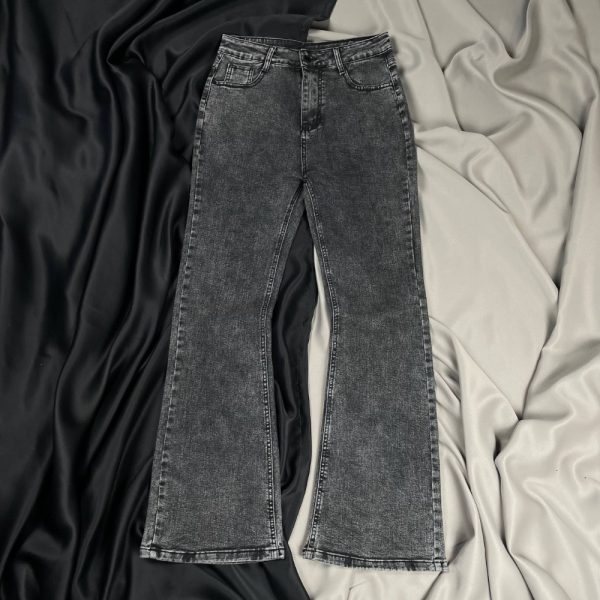 Клёш Джинсы Y2K Grey Rick Owens type
