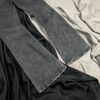 Клёш Джинсы Y2K Grey Rick Owens type