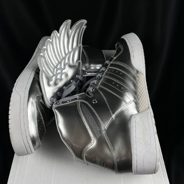 Кроссовки Adidas Jeremy Scott Metal Silver Metallic