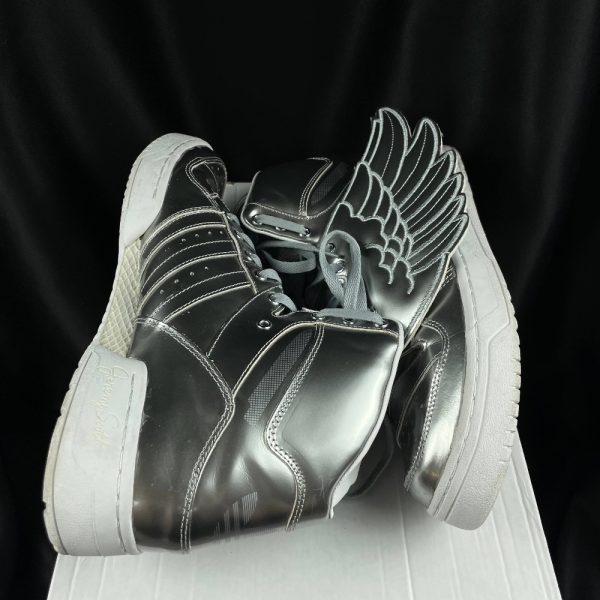 Кроссовки Adidas Jeremy Scott Metal Silver Metallic