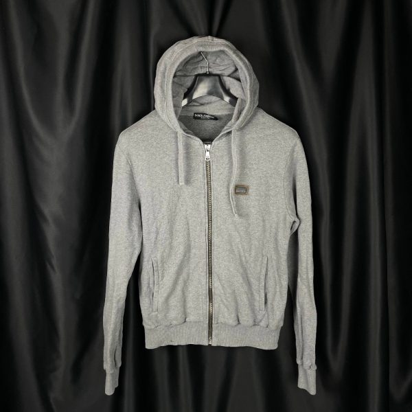 Зип-Худи Dolce & Gabbana Logo Grey