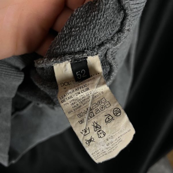 Зип-Худи Dolce & Gabbana Logo Grey