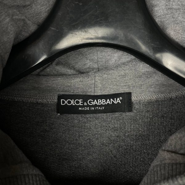 Зип-Худи Dolce & Gabbana Logo Grey