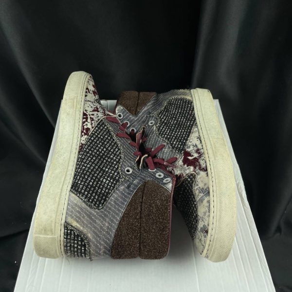 Кроссовки Balenciaga Patchwork Tweed Velvet High