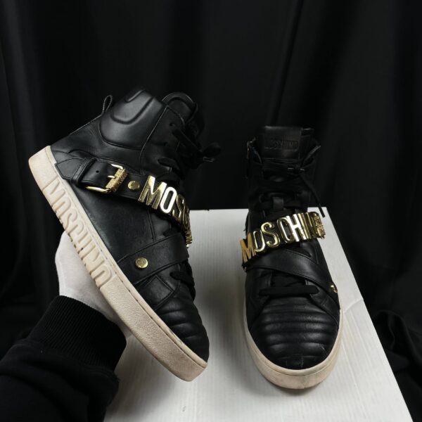 Кроссовки Moschino Zip High Top