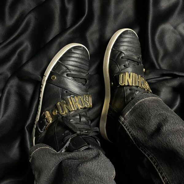 Кроссовки Moschino Zip High Top