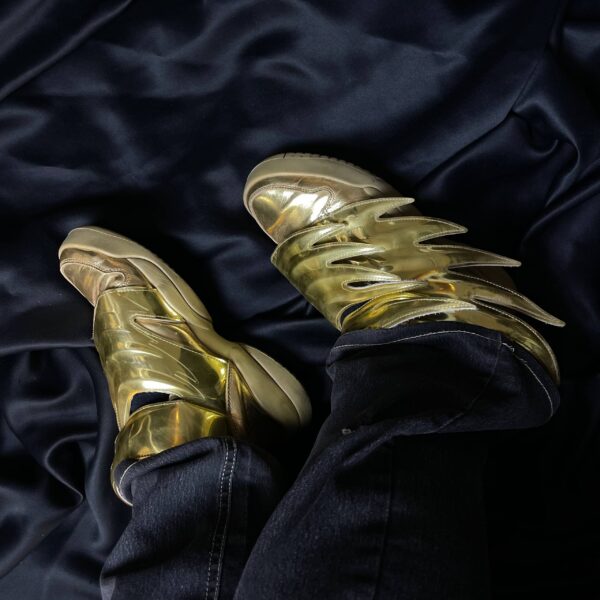 Кроссовки Adidas Jeremy Scott Wings 3.0 Solid Gold ﻿﻿