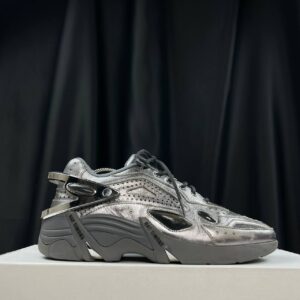 Кроссовки Raf Simons Runner Metallic Silver