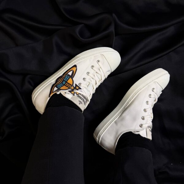 Кеды Vivienne Westwood Canvas Low-Top Orb Logo