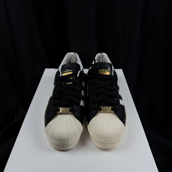 Кроссовки Adidas x BAPE Superstar 80s 'Core Black Off White' ﻿