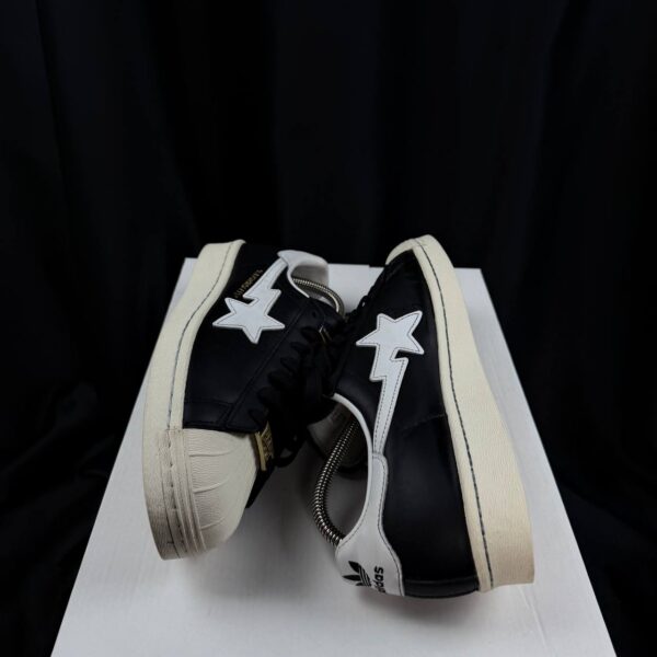 Кроссовки Adidas x BAPE Superstar 80s 'Core Black Off White' ﻿