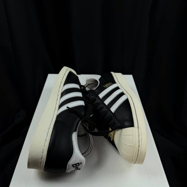 Кроссовки Adidas x BAPE Superstar 80s 'Core Black Off White' ﻿