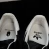 Кроссовки Adidas x BAPE Superstar 80s 'Core Black Off White' ﻿