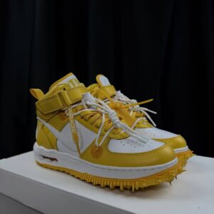 Кроссовки Off-White x Nike Air Force 1 Mid 'Varsity Maize' ﻿﻿