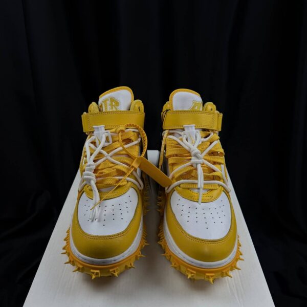 IMG_4791 Кроссовки Off-White x Nike Air Force 1 Mid 'Varsity Maize' 