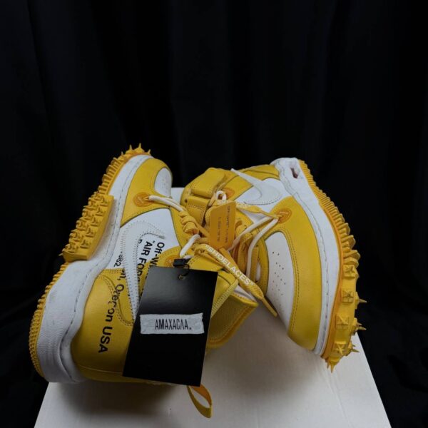 IMG_4793 Кроссовки Off-White x Nike Air Force 1 Mid 'Varsity Maize' 