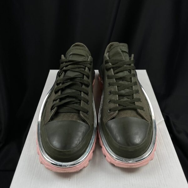 Кроссовки Adidas Raf Simons Detroit Runner Silver Green