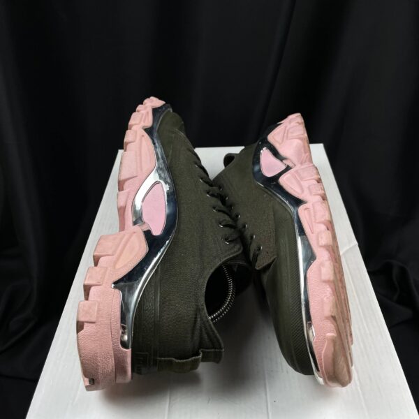 Кроссовки Adidas Raf Simons Detroit Runner Silver Green